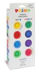 Tempera Premezclada 25 Ml 12 Colores Surtidos