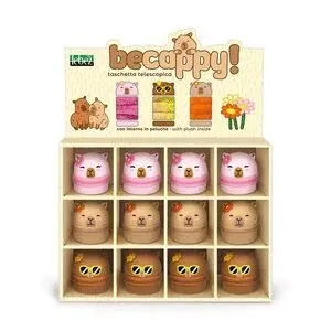 Portatodo Silicona con Pelito y Cremallera Capybar