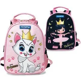Mochila Mitama Spinny Kitten Girl Doble Dibujo