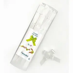 Lazo Automatico 6800 Cinta Satinada 15 mm Blanco