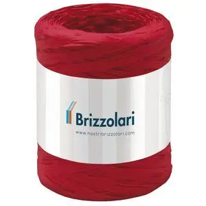 Rollo Cinta Regalo Rafia 6802 5 mm 200 Mt Rojo