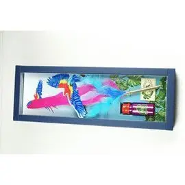 Set Pluma Madera Decorada Punta Metal + Tinta 10Cc