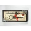 SET LUPA + ABRECARTAS PLATA FLOR DE LYS