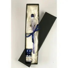 Set Pluma Vidrio Roja + Tinta