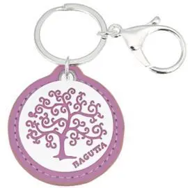 Llavero Arbol de la Vida Estilizado-Rosa