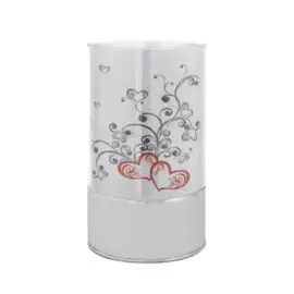 Lampara de Cristal H. 15 Corazones
