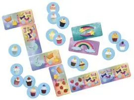 Juego Risky Domino - Unicornios