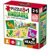 PUZZLE HEADU 8 + 1 DINOSAURIOS