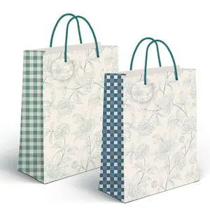 Bolsa Papel Xl 33 X 10 X 45Cm Flores Vichi Surtida