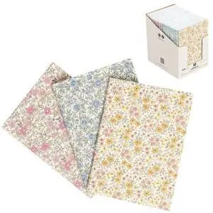 Expositor 24 Libretas Tapa Blanda Flores Surtidas