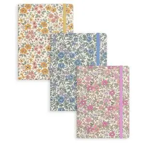 Libreta con Goma L 13 X 1. 5 X 19Cm Flores Surtidas
