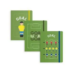 Libreta con Goma M 10. 5 X 1. 5 X 14. 5Cm Futbol Surt