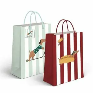 Bolsa Papel L 26 X 10 X 32Cm Teckel Surtidas