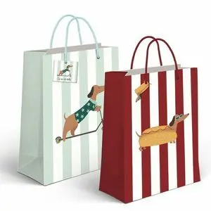 Bolsa Papel Xl 33 X 10 X 45Cm Teckel Surtidas