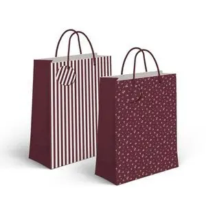 Bolsa Papel M 23 X 10 X 18Cm Corinto Surtidas