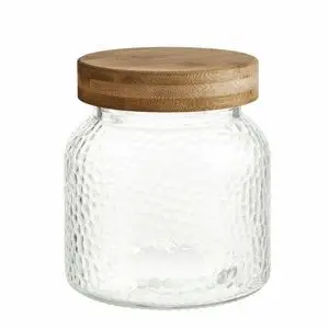 Bote Cocina 640Ml Tapa Bambu Oscuro