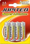 PILA JUPITER ALCALINA LR6 AA BLISTER 4 UNID