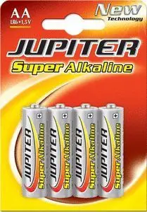 Pila Jupiter Alcalina Lr6 Aa Blister 4 Unid
