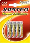 PILA JUPITER ALCALINA LR03 BLISTER 4 UNID