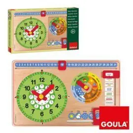Juego Educativo Reloj Calendario