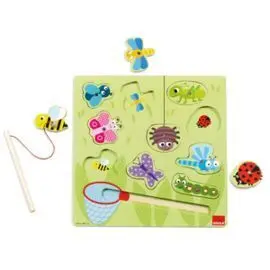 Cazamariposas Bichos Puzzle Magnetico