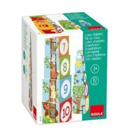 Cubos Apilables Bosque. (Juegos Habilidad)