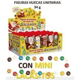 Figuras de Chocolate Huecas Navidad 34 Gr Surtidas