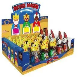 Expositor 24 Figuras Reyes Magos Surtidos 30 Gr