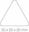 GOMETS TRIANGULO ROLLO 21 ROJO 4869
