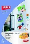 Papel Magnetico Apli A4 8H