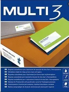 Etiquetas Adhesivas Multi3 10489 Ø60 Caja 100 Hoja