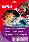 ETIQUETA CD OPACAS 25H