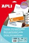 TARJETA VISITA MICROPERFORADA 10H 10608