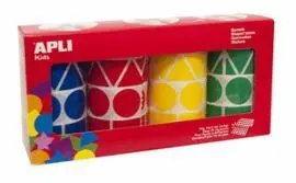 Rollos de Gomets Figuras Geometricas Xl Surtidos 4