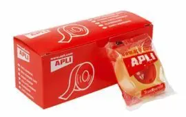 Cinta Adhesiva Apli Transparente 12X33 Exp/55
