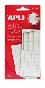Blister Tack Masilla Blanca Precortada 75 Gramos