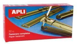 C/50 Fastener Completo Dorado Apli