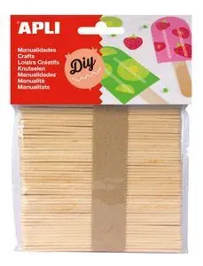 Palos Polo Madera Natural 50U