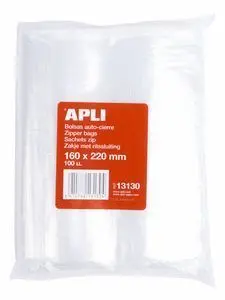 Bolsas Autocierre 160 X 220 mm 100 uds