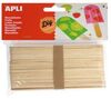 PALOS POLO 150X18 JUMBO DE MADERA NATURAL 40 UNIDA