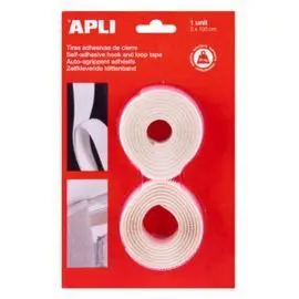 Cinta Velcro Adhesiva Blanca 20 mm X 1 Metro