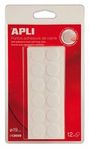 DISCOS ADHESIVOS CIERRE VELCRO 19 MM BLISTER 12 UD