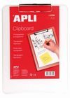 PORTAFOLIO APLI A4 PLASTICO TRANSPARENTE