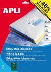 ETIQUETAS BLANCAS ILC 40 MM 25 HOJAS A4