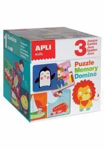 Set Apli Puzle Memory y Domino Games 3 Unid