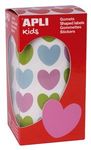 GOMETS CORAZON MULTICOLOR 20 X 18 MM ROLLO 900 UDS