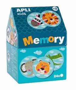 Juego Memory Casita Safari Caja 24 Piezas