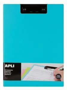 Portanotas Foam con Solapa Azul A4