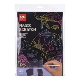 Laminas para Rascar Magic Scratch 10 Hojas 5 Herra