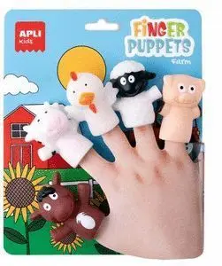 Marionetas para Dedo de Animales Granja